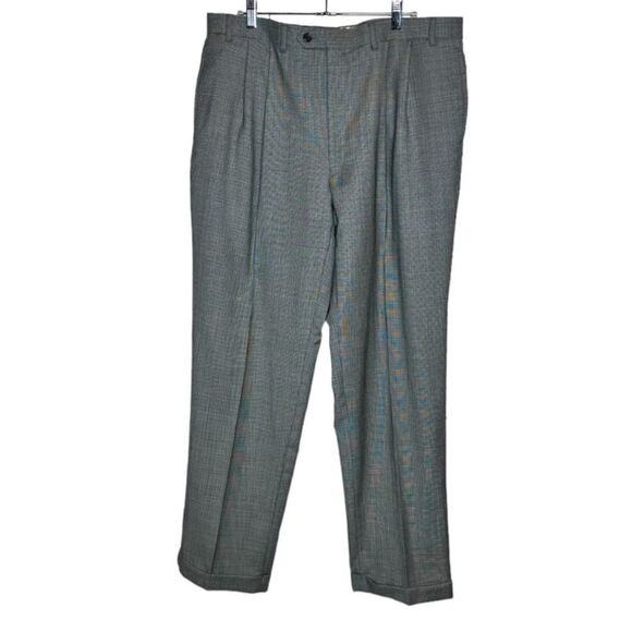Lauren Ralph Lauren Wool Gray Dress Pants size 38 x 32 - Picture 2 of 7